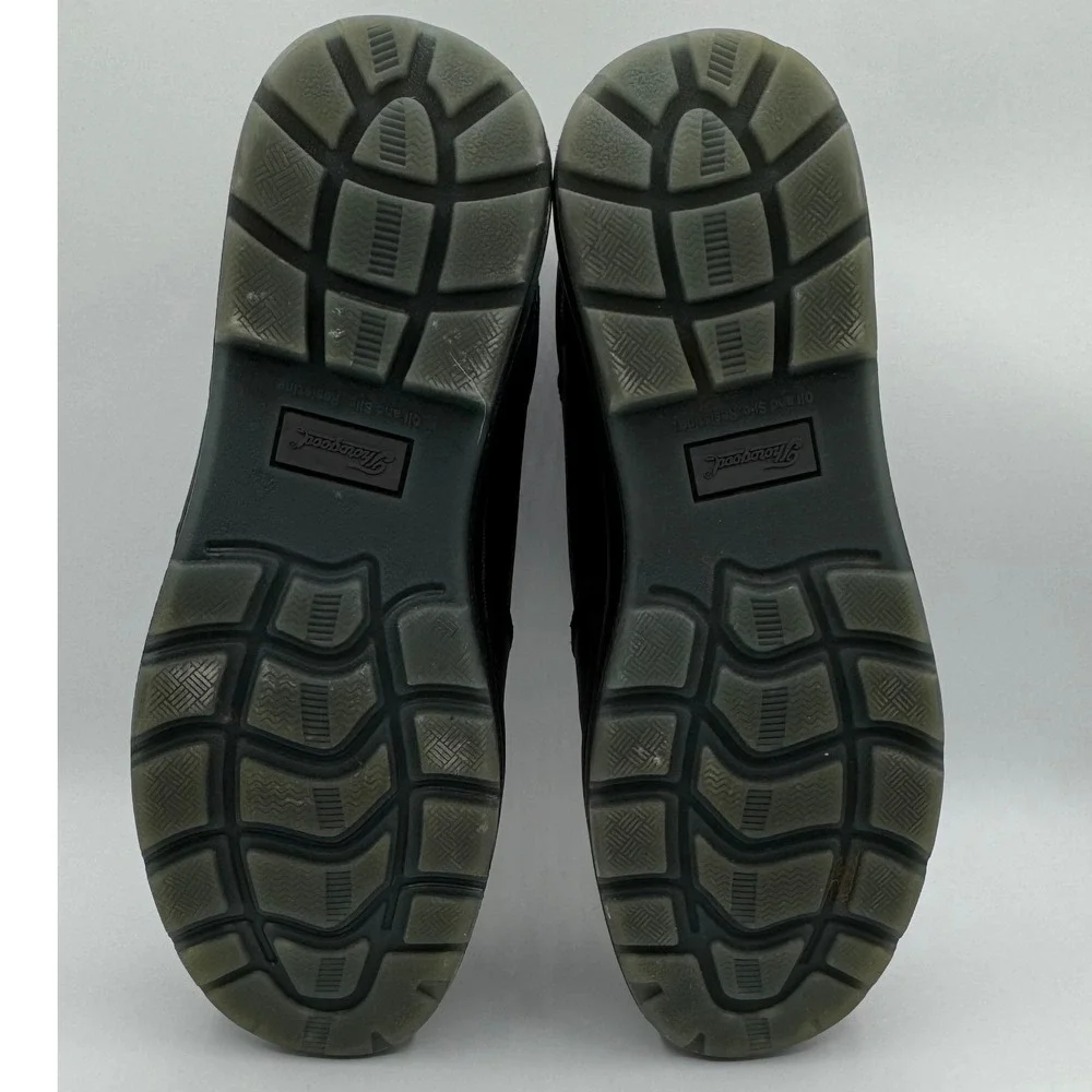 Thorogood Thoro-Flex Men's Black Leather Slip On Work Shoes Size 11.5 M SR ASTM